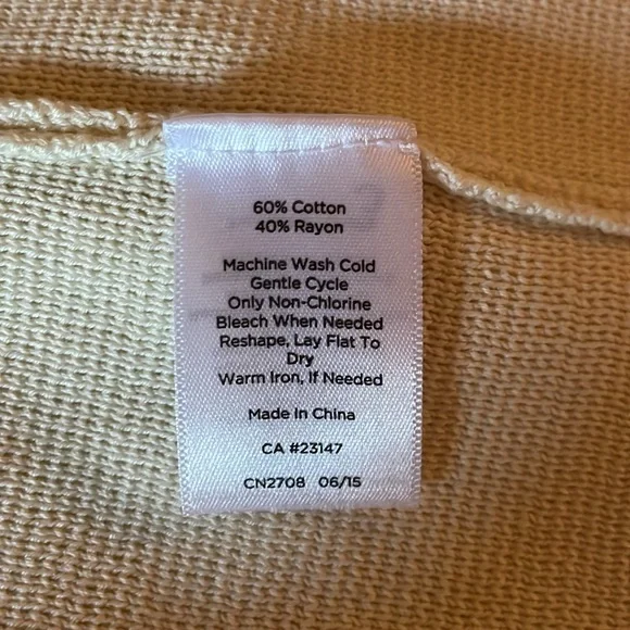 Talbots Black and White Boxy Tank Top/sleeveless vest. Size 3X - Picture 4 of 4